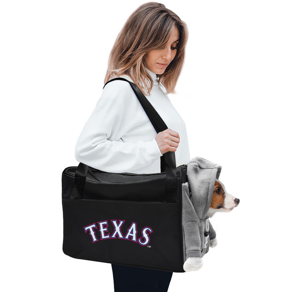 Texas Rangers Furry Fan Pet Carrier