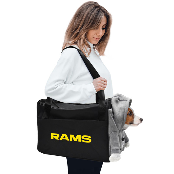 Los Angeles Rams Furry Fan Pet Carrier