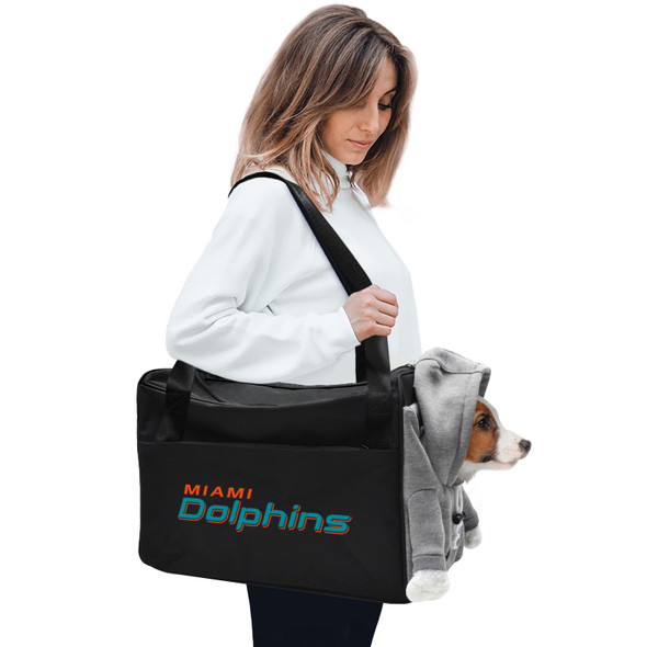 Miami Dolphins Furry Fan Pet Carrier