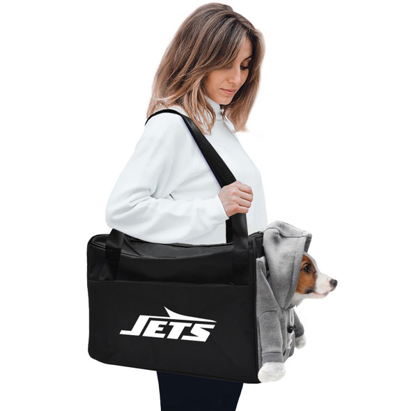 New York Jets Furry Fan Pet Carrier