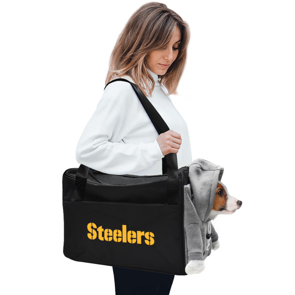 Pittsburgh Steelers Furry Fan Pet Carrier