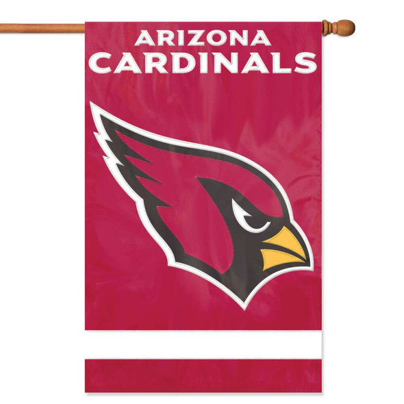 Arizona Cardinals Applique Banner Flag