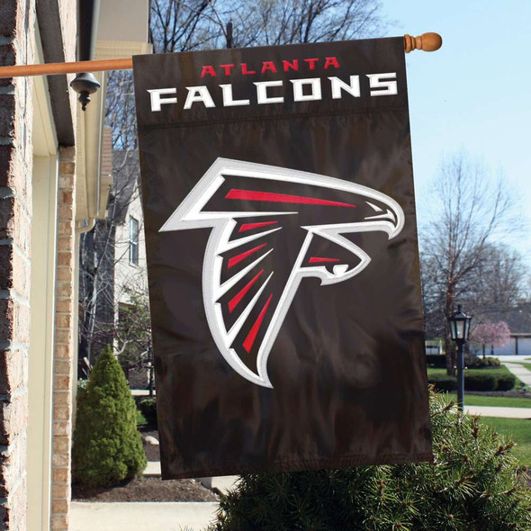 Atlanta Falcons Applique Banner Flag