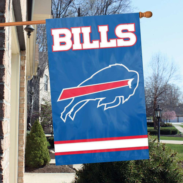 Buffalo Bills Applique Banner Flag