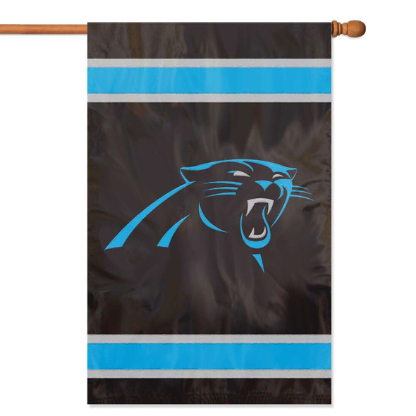 Carolina Panthers Applique Banner Flag