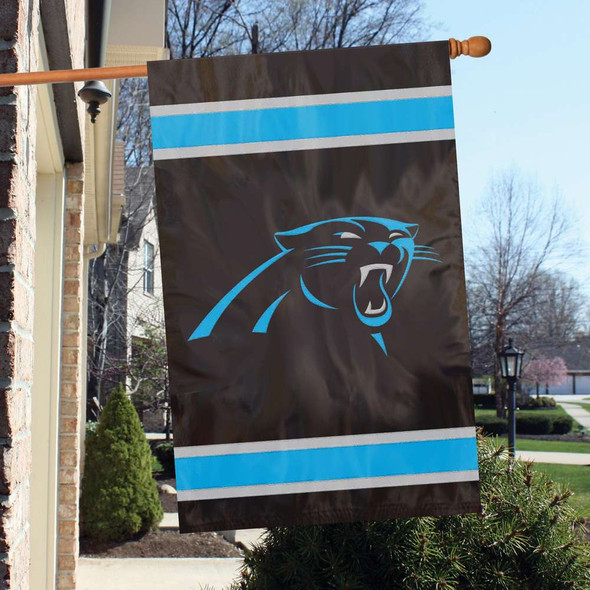 Carolina Panthers Applique Banner Flag