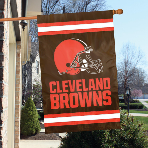 Cleveland Browns Applique Banner Flag