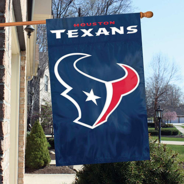 Houston Texans Applique Banner Flag