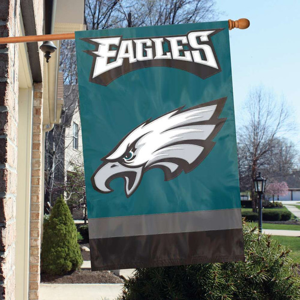 Philadelphia Eagles Applique Banner Flag