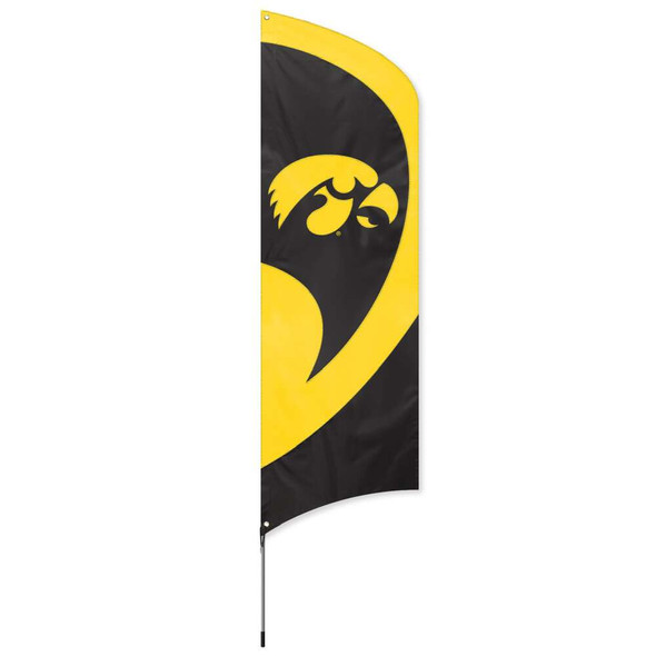 Iowa Hawkeyes Tall Team Flag Kit
