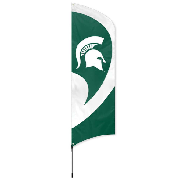 Michigan State Spartans Tall Team Flag Kit
