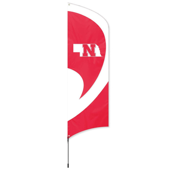 Nebraska Cornhuskers Tall Team Flag Kit