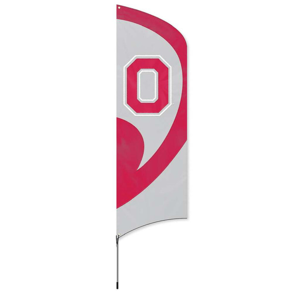Ohio State Buckeyes Tall Team Flag Kit