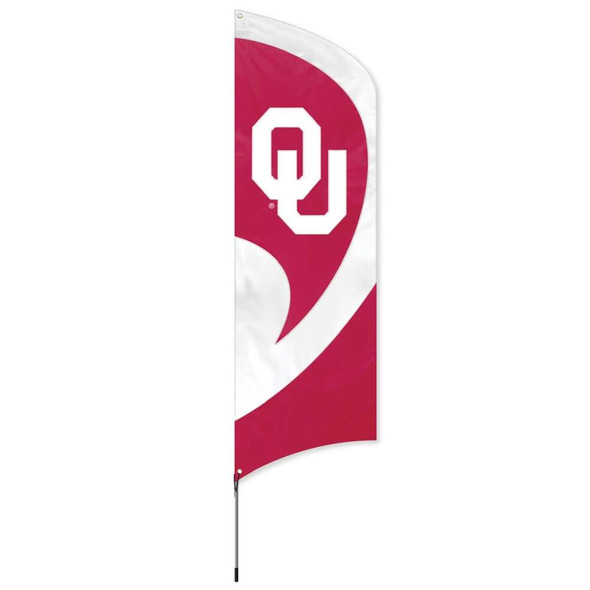 Oklahoma Sooners Tall Team Flag Kit
