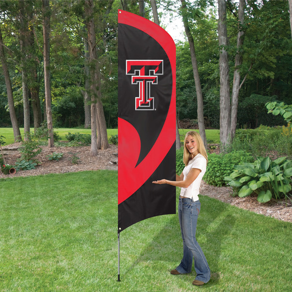 Texas Tech Red Raiders Tall Team Flag Kit