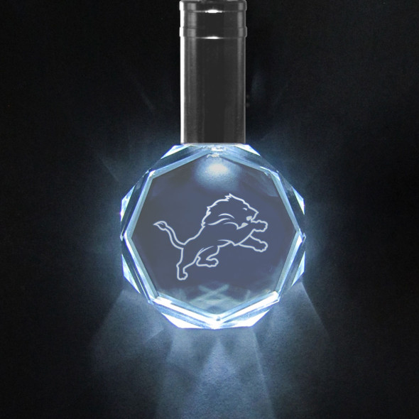 Detroit Lions Crystal LED Key Chain