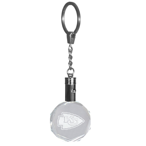 Kansas City Chiefs Crystal LED Key Chain
