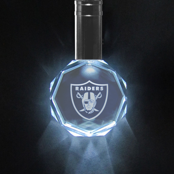 Las Vegas Raiders Crystal LED Key Chain