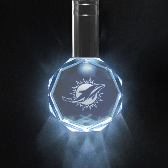 Miami Dolphins Crystal LED Key Chain