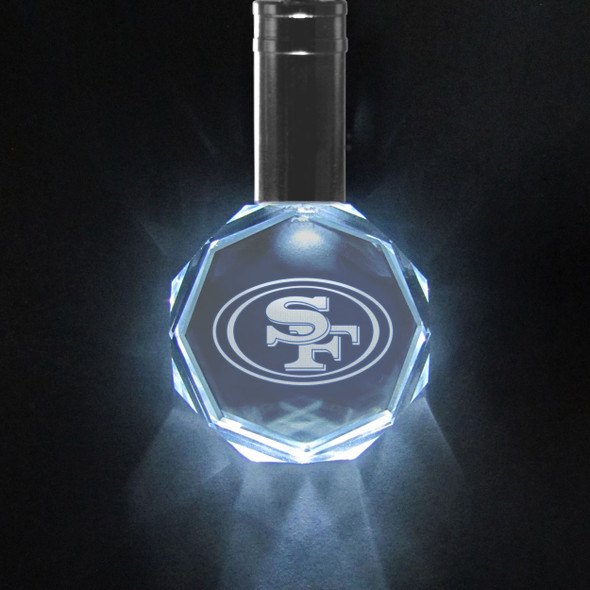 San Francisco 49ers Crystal LED Key Chain