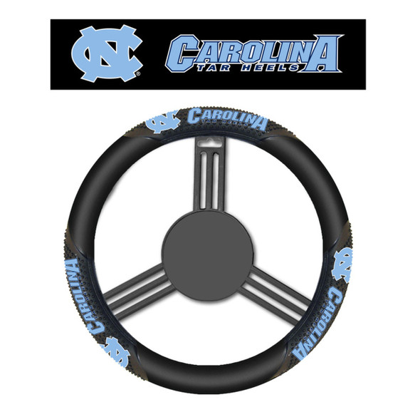 North Carolina Tar Heels Steering Wheel Cover Massage Grip Style