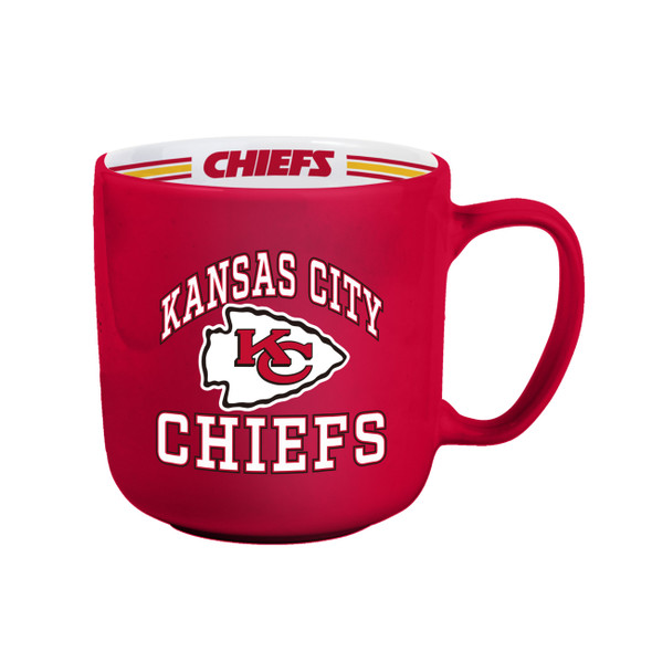 Kansas City Chiefs 15oz Stripe Design Coffee Mug