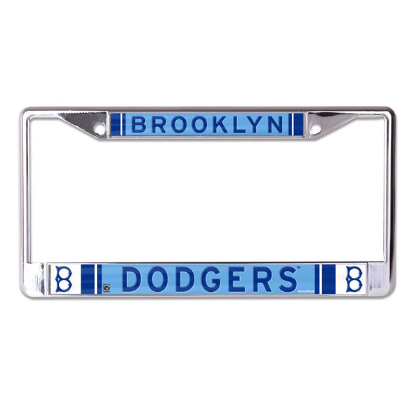 Los Angeles Dodgers Cooperstown Printed License Plate Frame Los Angeles Dodgers Cooperstown Printed License Plate Frame