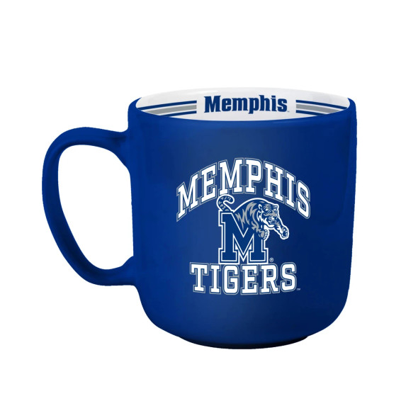 Memphis Tigers NCAA Stripe Mug 15oz Ð Perfect for Coffee & Game Day