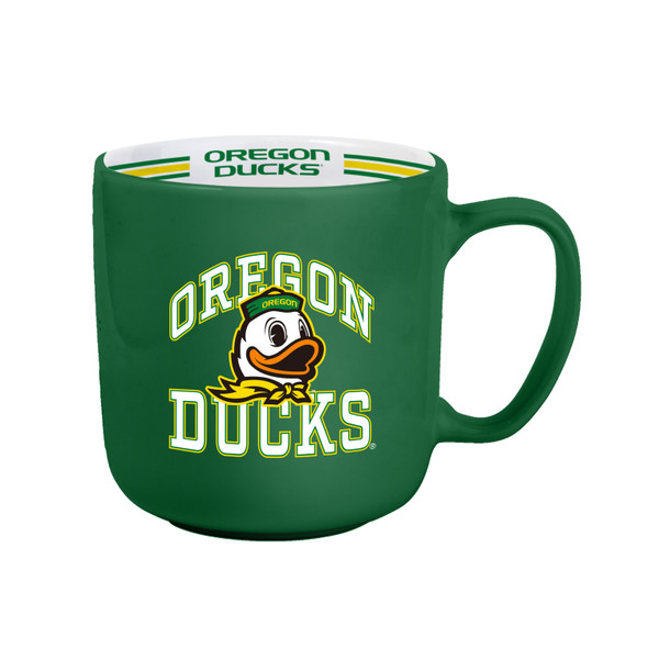 Oregon Ducks Coffee Mug 15oz Stripe Design