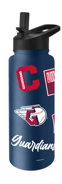 Cleveland Guardians Quencher Bottle 34oz Stainless Steel Dreamweave