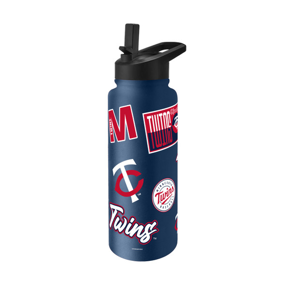 Minnesota Twins Quencher Bottle 34oz Stainless Steel Dreamweave