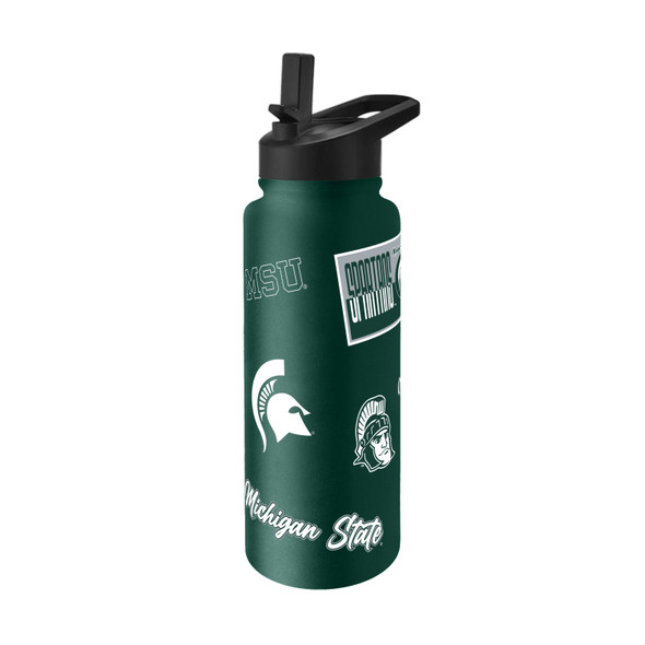 Michigan State Spartans Quencher Bottle 34oz Stainless Steel Dreamweave