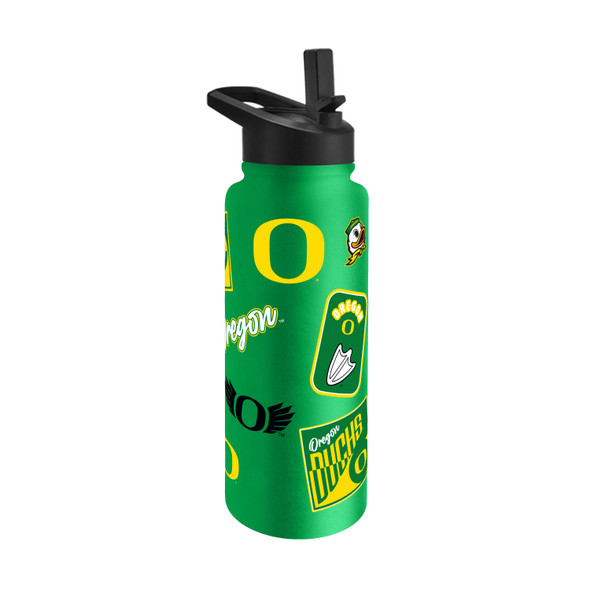 Oregon Ducks Quencher Bottle 34oz Stainless Steel Dreamweave