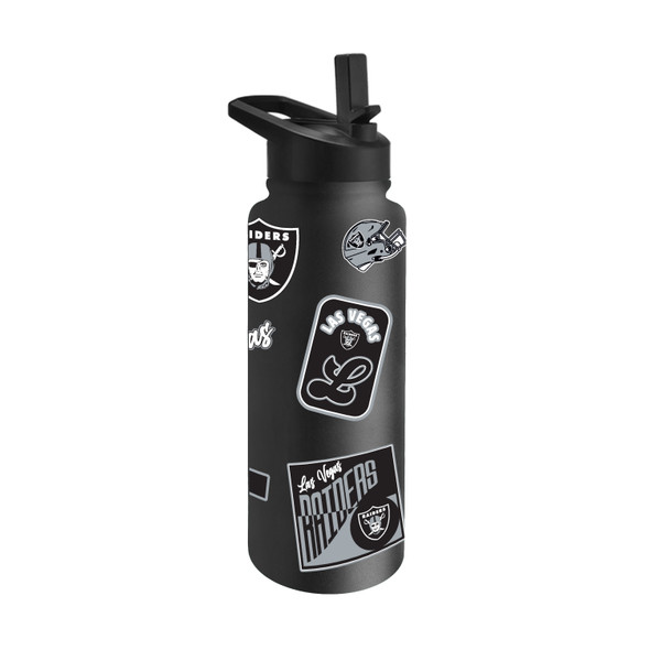 Las Vegas Raiders Quencher Bottle 34oz Stainless Steel Dreamweave