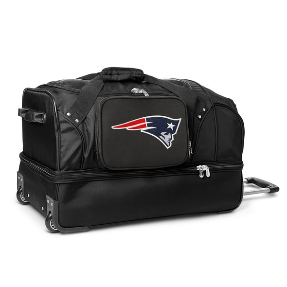 New England Patriots 27" Drop Bottom Wheeled Duffel
