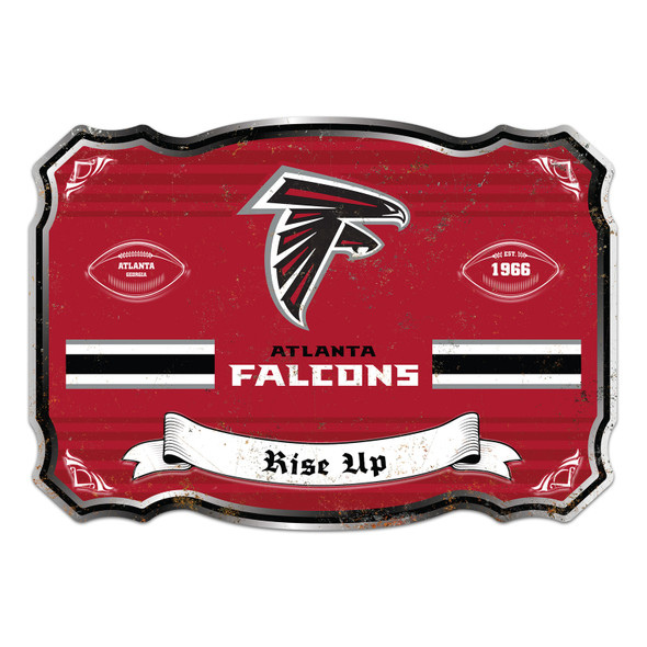 Atlanta Falcons Giant Metal Sign