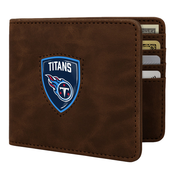 Tennessee Titans Shield Wallet - Brown