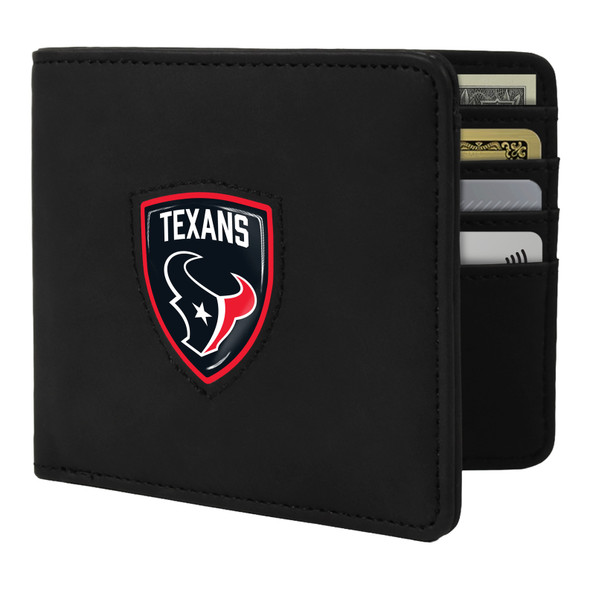 Houston Texans Shield Wallet - Black