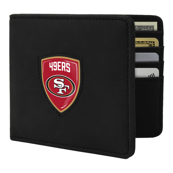 San Francisco 49ers Shield Wallet - Black