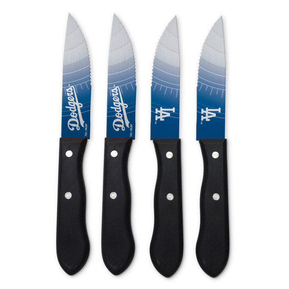 MLB Los Angeles Dodgers 4pc Steak Knife Set