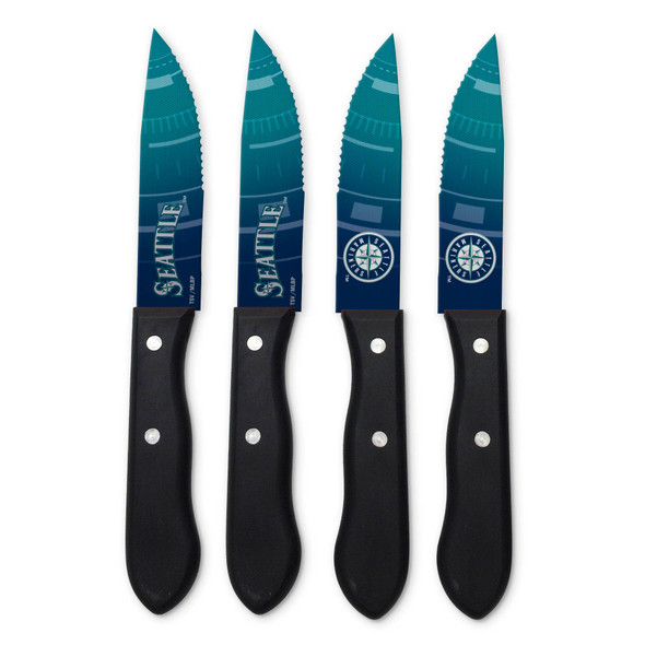 MLB Seattle Mariners 4pc Steak Knife Set