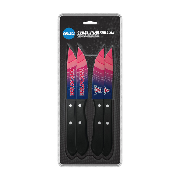 NCAA Arizona Wildcats 4pc Steak Knife Set