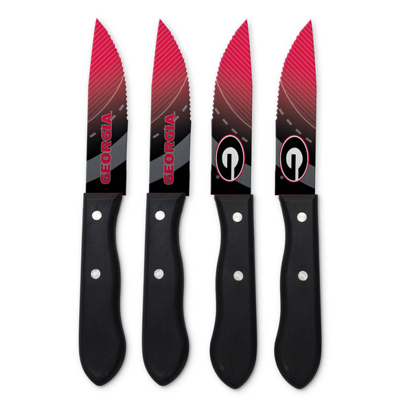 NCAA Georgia Bulldogs 4pc Steak Knife Set