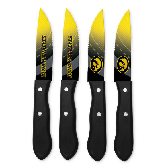 NCAA Iowa Hawkeyes 4pc Steak Knife Set