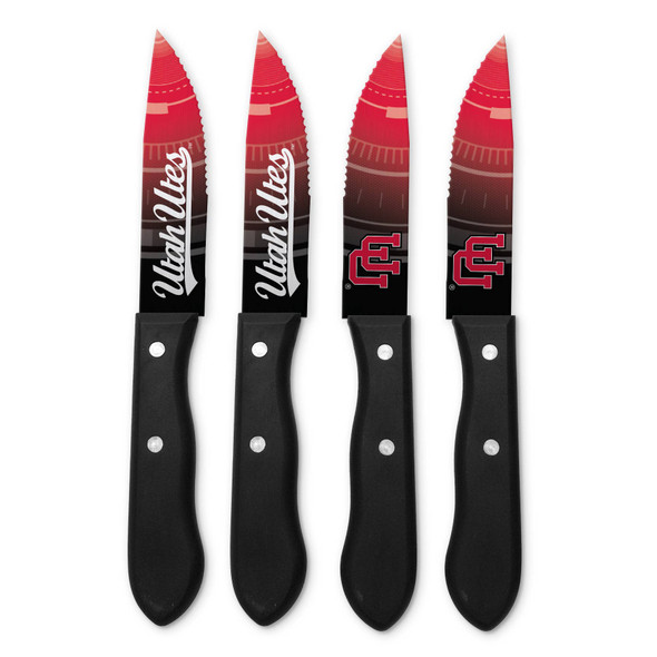 NCAA Utah Utes 4pc Steak Knife Set
