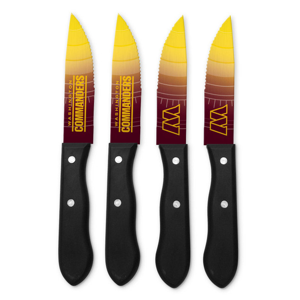 NFL Washington Commanders 4pc Steak Knife Set