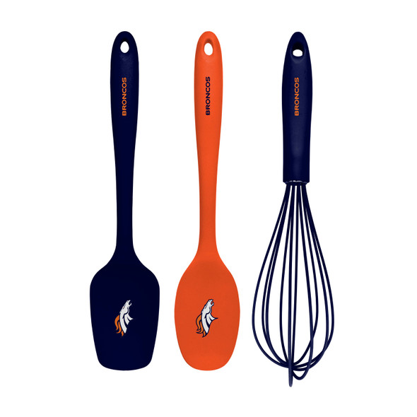 NFL Denver Broncos 3pc Kitchen Utensil Set