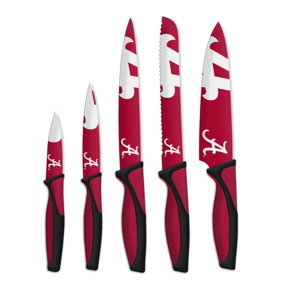NCAA Alabama Crimson Tide 5pc Kitchen Knife Set