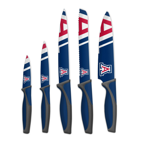 NCAA Arizona Wildcats 5pc Kitchen Knife Set