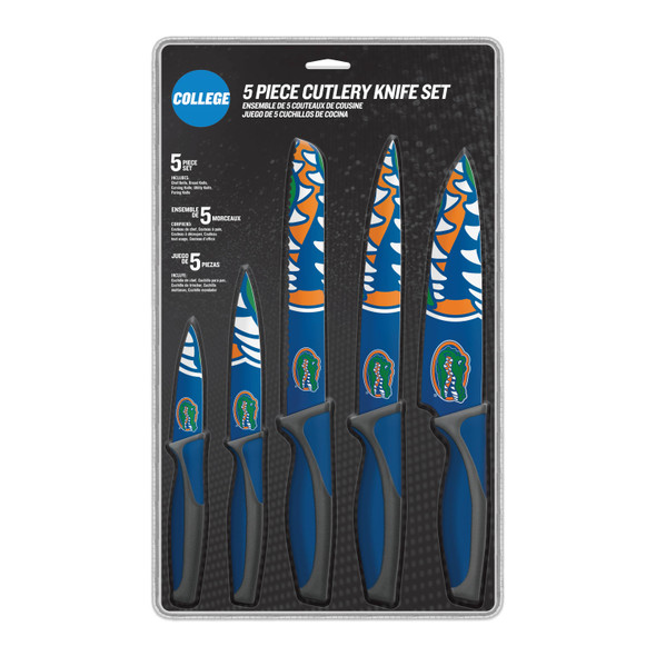NCAA Florida Gators 5pc Kitchen Knife Set